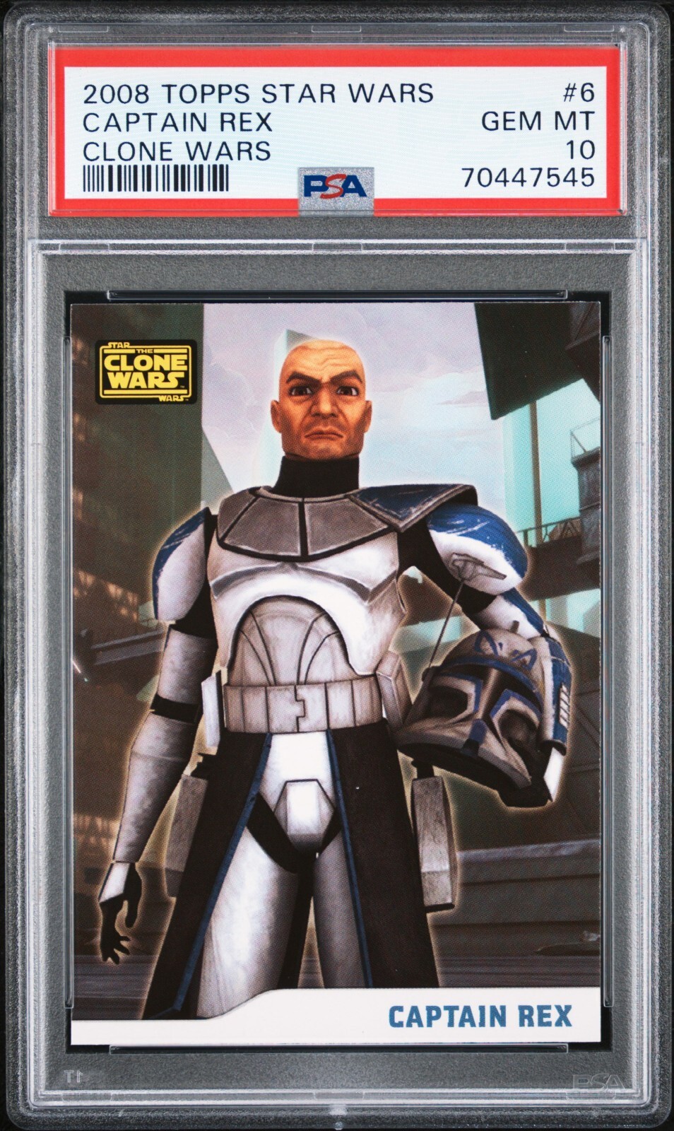 2008 Topps Star Wars: The Clone Wars — Captain Rex (#6) — Council of Dorks Rookie Profile