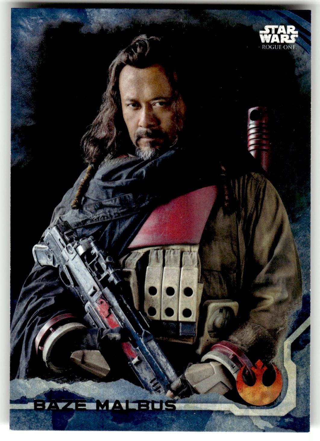 2016 Topps Star Wars: Rogue One Series 1 — Baze Malbus (#3) — Council of Dorks Rookie Profile