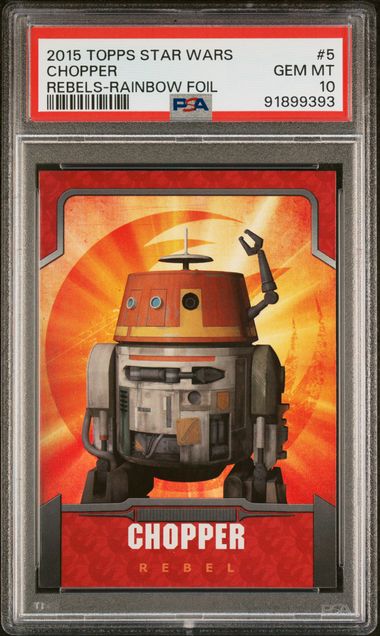 2015 Topps Star Wars Rebels — Chopper (#5) — Council of Dorks Rookie Profile
