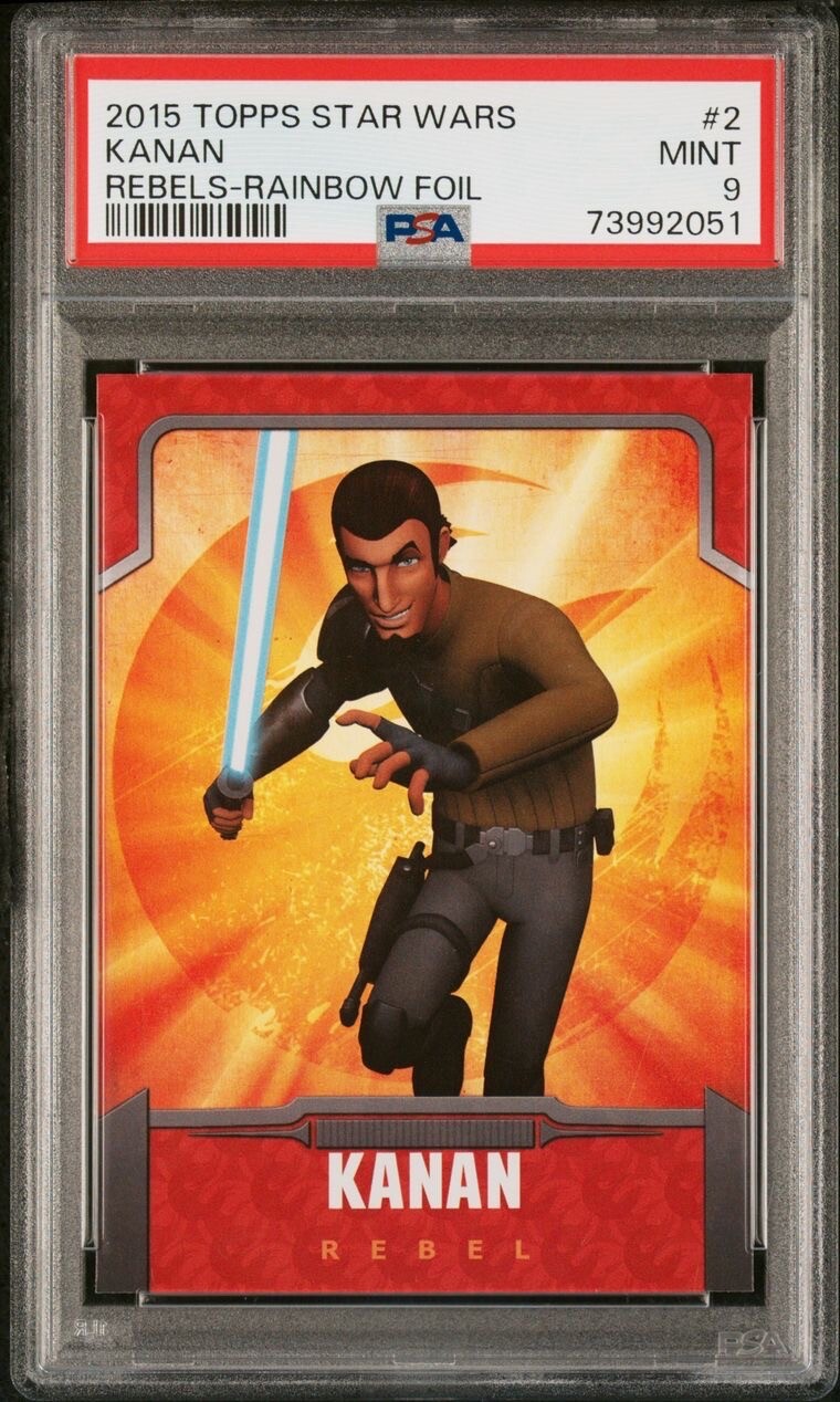 2015 Topps Star Wars Rebels — Kanan Jarrus (#2) — Council of Dorks Rookie Profile