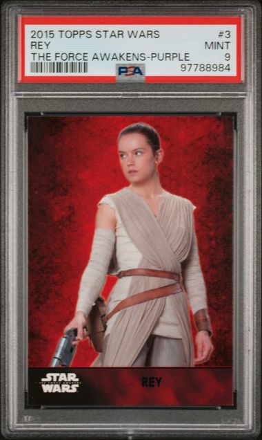 2015 Topps Star Wars: The Force Awakens — Rey (#3) — Council of Dorks Rookie Profile