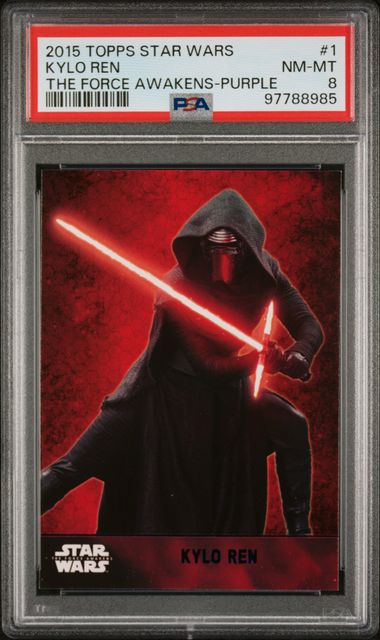 2015 Topps Star Wars: The Force Awakens — Kylo Ren (#1) — Council of Dorks Rookie Profile