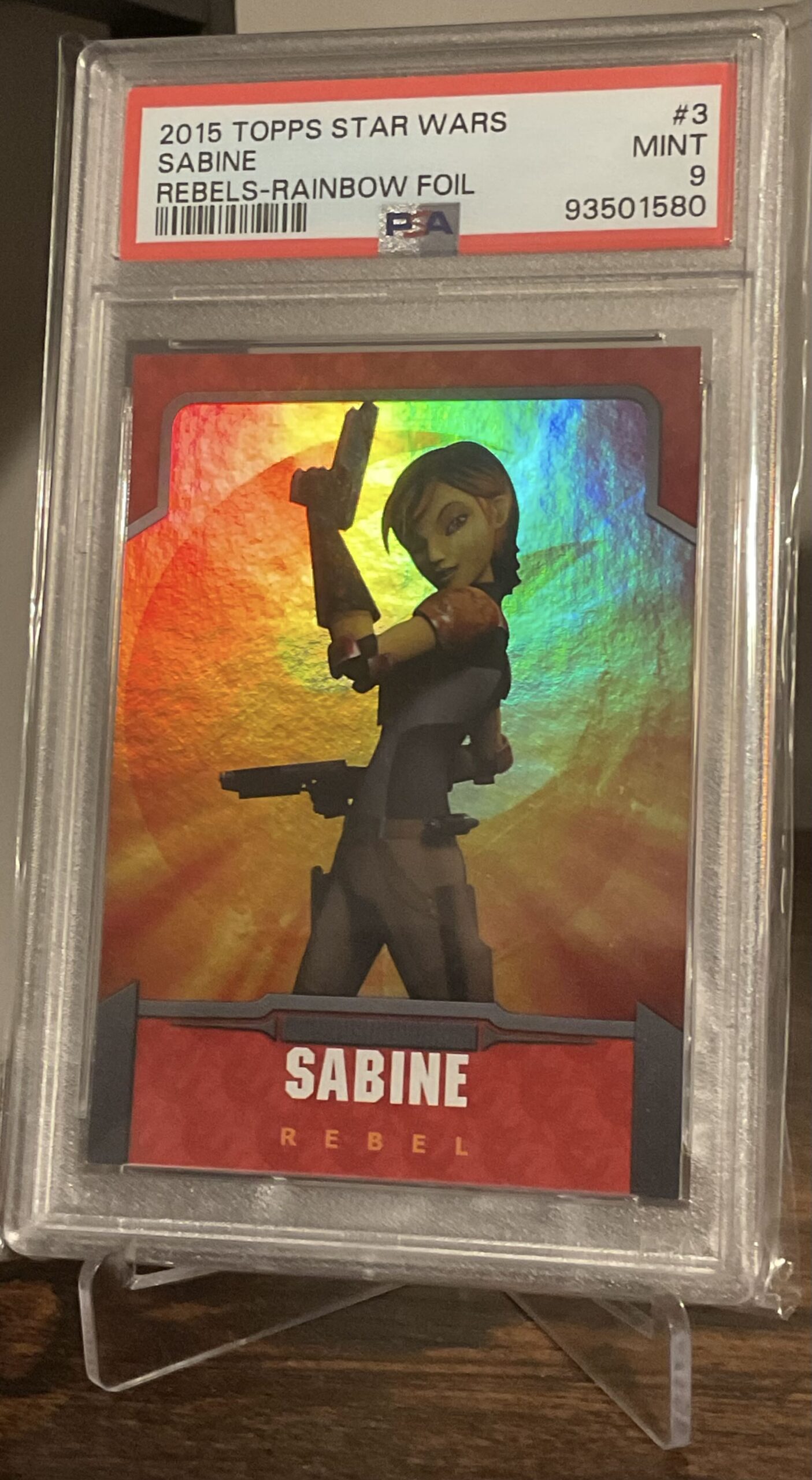 2015 Topps Star Wars Rebels — Sabine Wren (#3) — Council of Dorks Rookie Profile