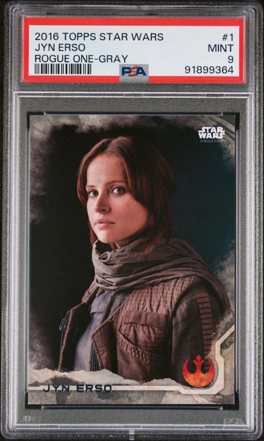 2016 Topps Star Wars: Rogue One Series 1 — Jyn Erso (#1) — Council of Dorks Rookie Profile