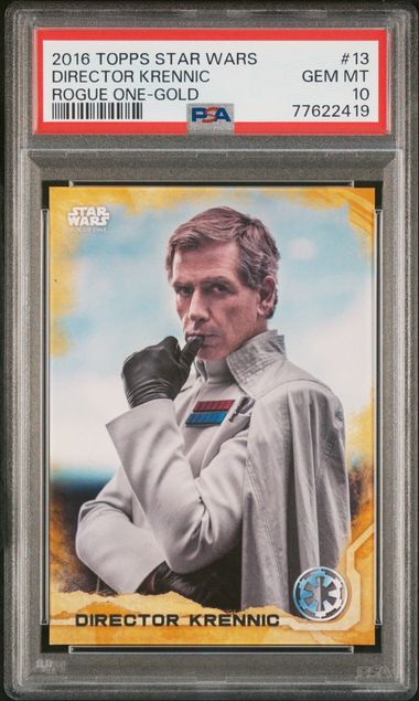2016 Topps Star Wars: Rogue One Series 1 — Director Krennic (#13) — Council of Dorks Rookie Profile