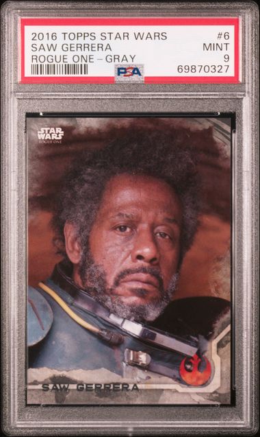 2016 Topps Star Wars: Rogue One — Saw Gerrera (#6) — Council of Dorks Rookie Profile