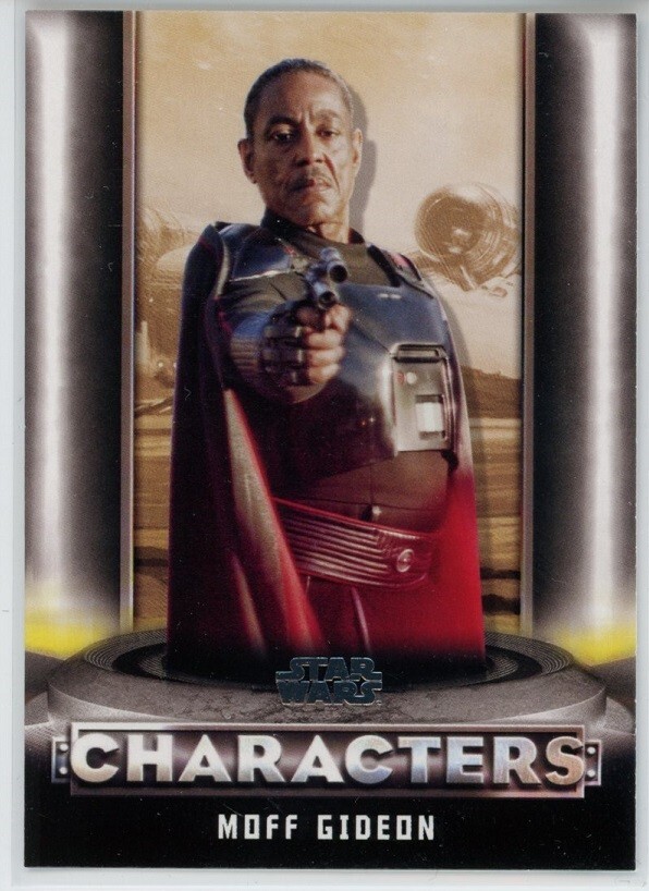 2020 Topps Star Wars: The Mandalorian Season 1 — Moff Gideon (C-9) — Council of Dorks Rookie Profile