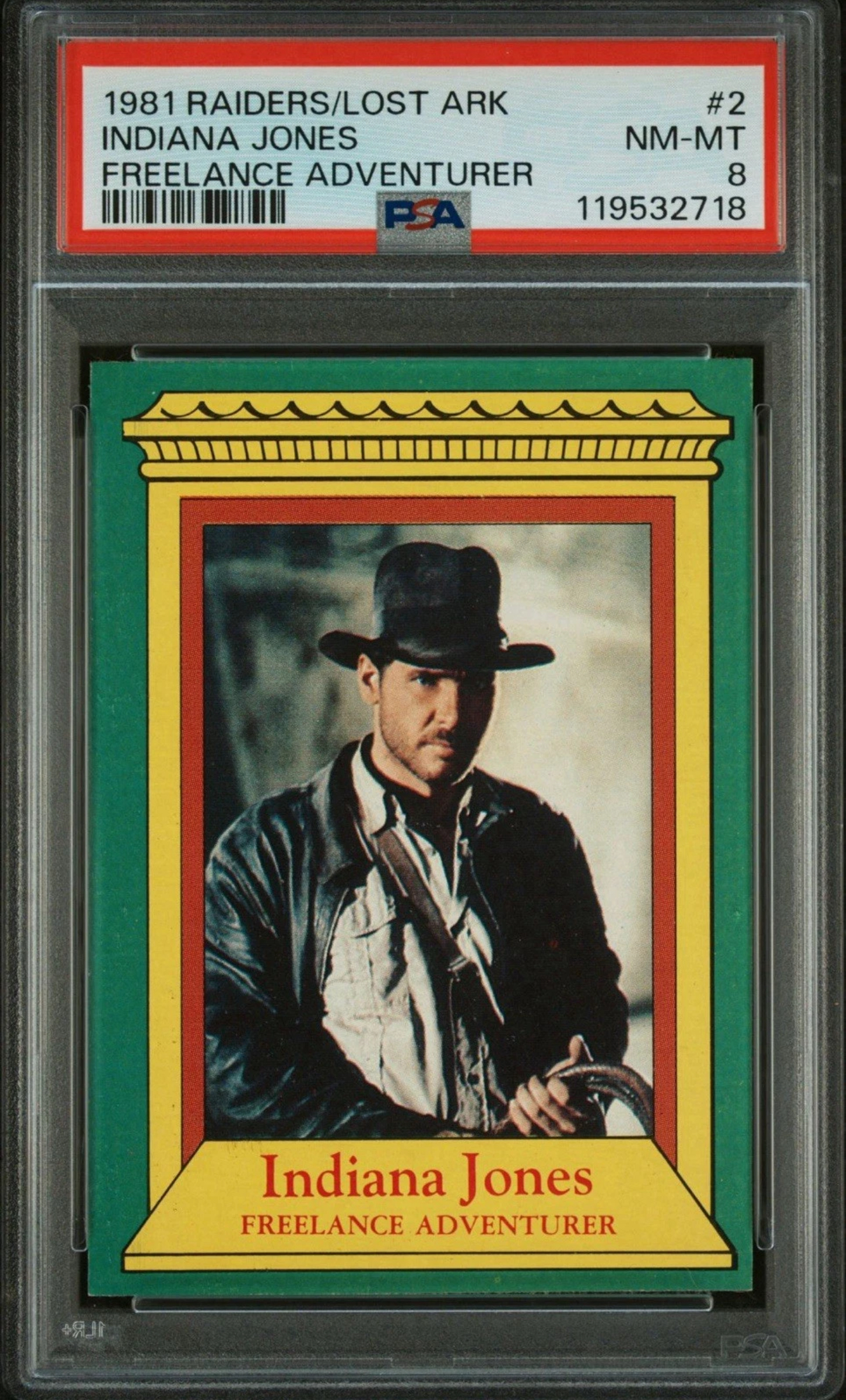 1981 Topps Indiana Jones #2 – Freelance Adventurer – Iconic Non Sports Rookies