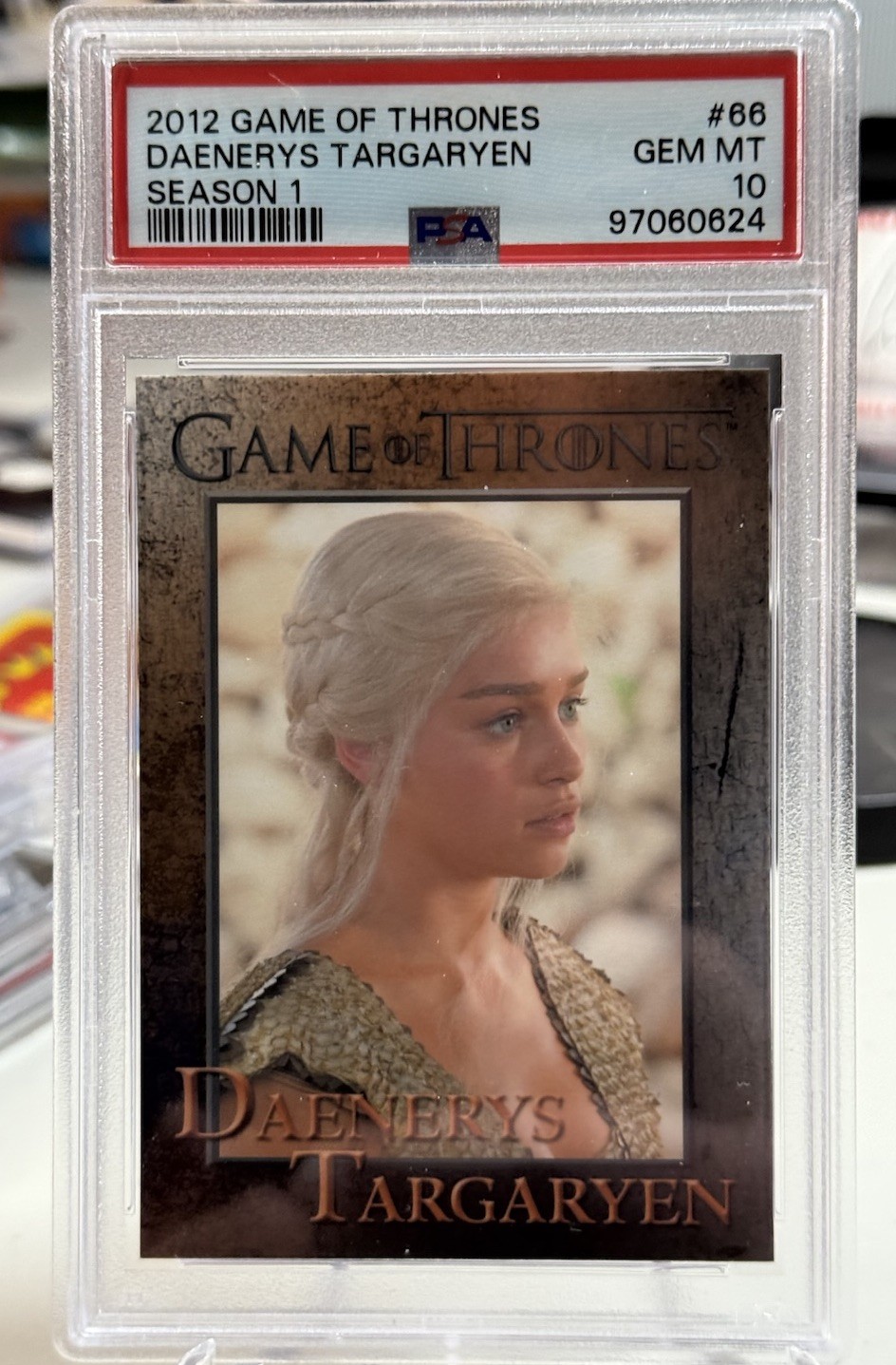 Iconic Rookies: 2012 Rittenhouse Game of Thrones Season 1 #66 – Daenerys Targaryen