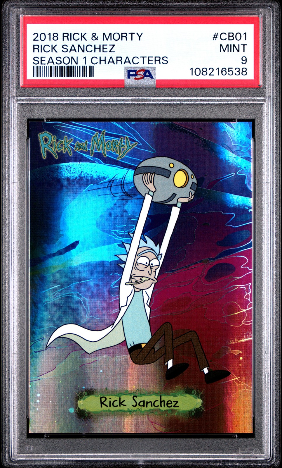 2018 Cryptozoic Rick & Morty Season 1 Characters #CB01 Rick Sanchez — Iconic Rookie