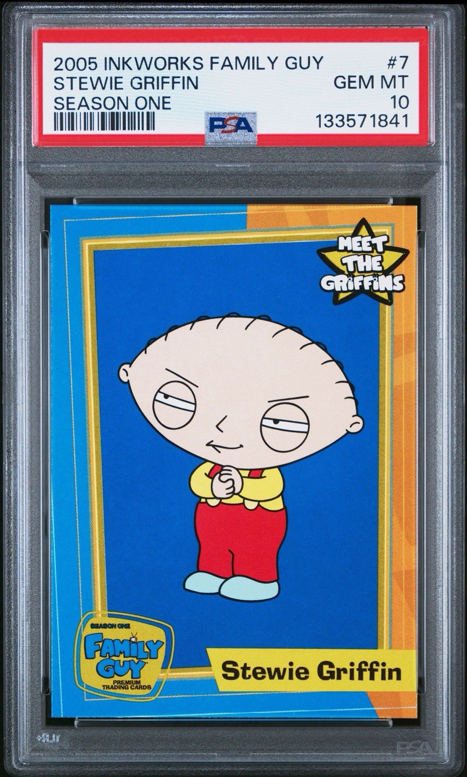 Iconic Rookies: 2005 Inkworks Family Guy Season One #7 – Stewie Griffin